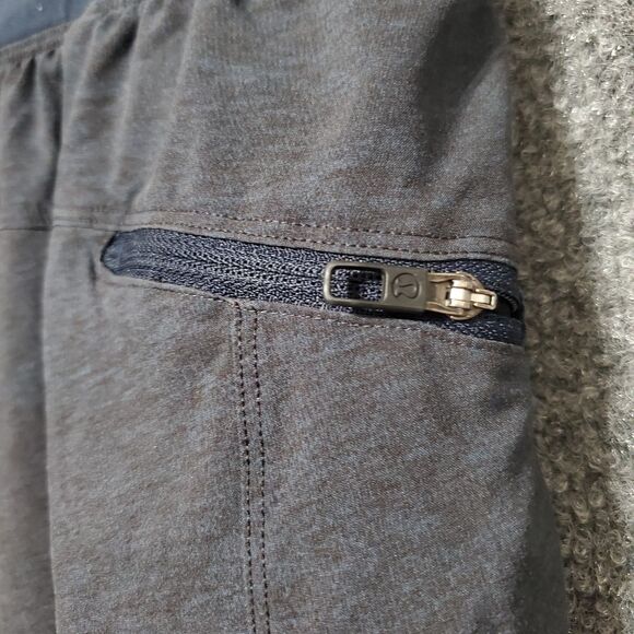 Lululemon Mens Drawstring Athletic Shorts Size Medium Navy Grey Casual Gym - Picture 5 of 16